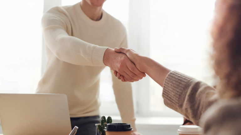 shake hands